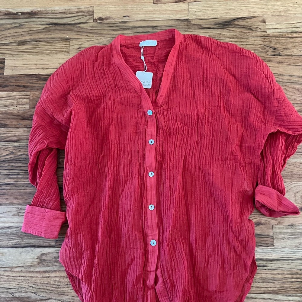 Monday Swimwear chili pepper Tunic Top